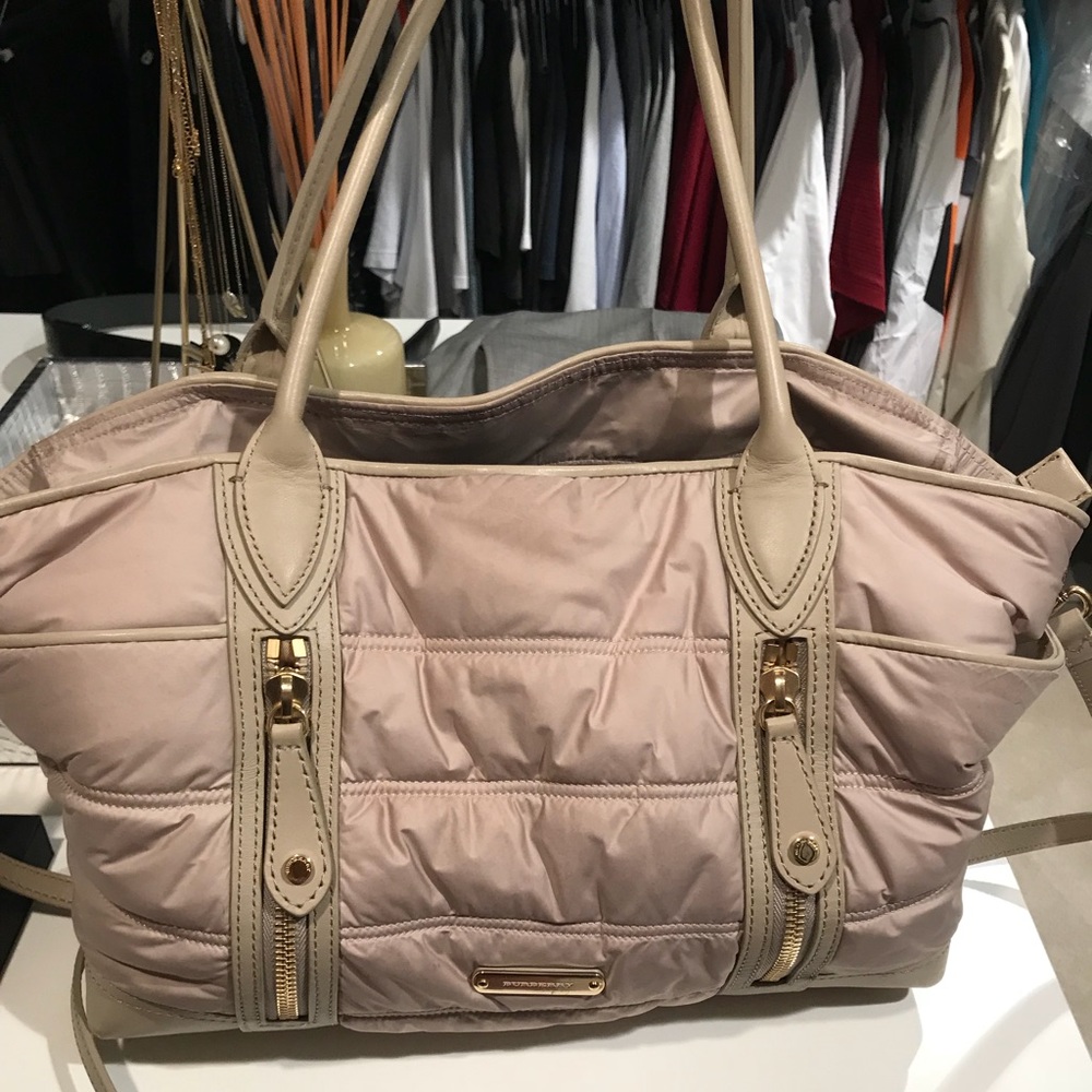 Burberry diaper bag